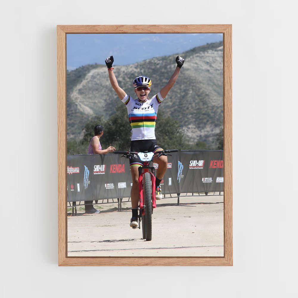 Poster Piste de Terres – affiche Cyclisme (vue 4)